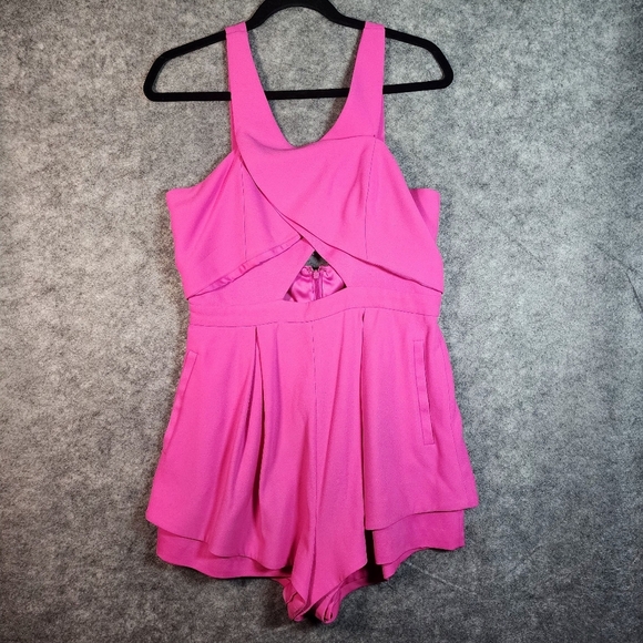 Finders Keepers Pants - Finders Keepers Hot Pink Romper